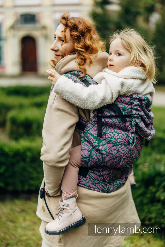 LennyPreschool bæresele fra lennylamb,  100% bomull - WILD SOUL - SASSY