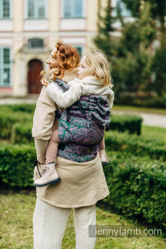 LennyPreschool bæresele fra lennylamb,  100% bomull - WILD SOUL - SASSY