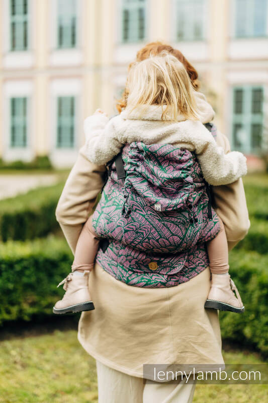 LennyPreschool bæresele fra lennylamb,  100% bomull - WILD SOUL - SASSY