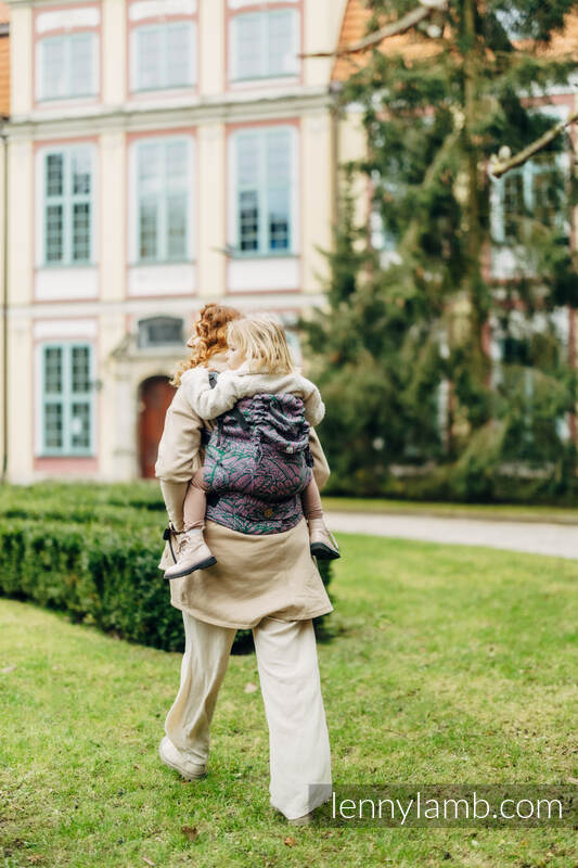 LennyPreschool bæresele fra lennylamb,  100% bomull - WILD SOUL - SASSY