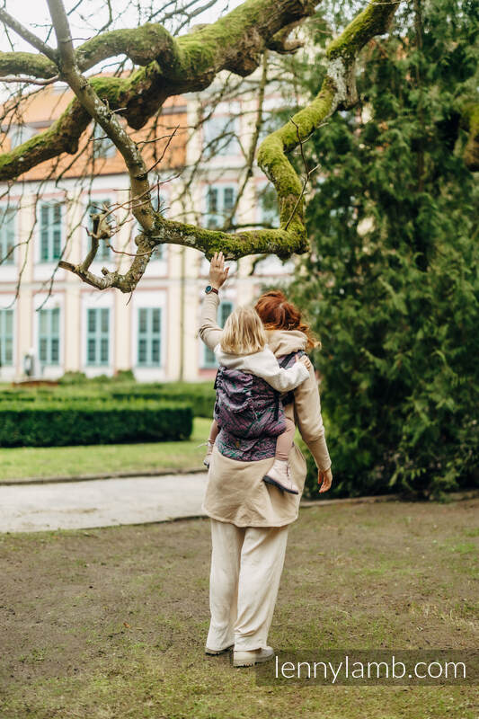 LennyPreschool bæresele fra lennylamb,  100% bomull - WILD SOUL - SASSY