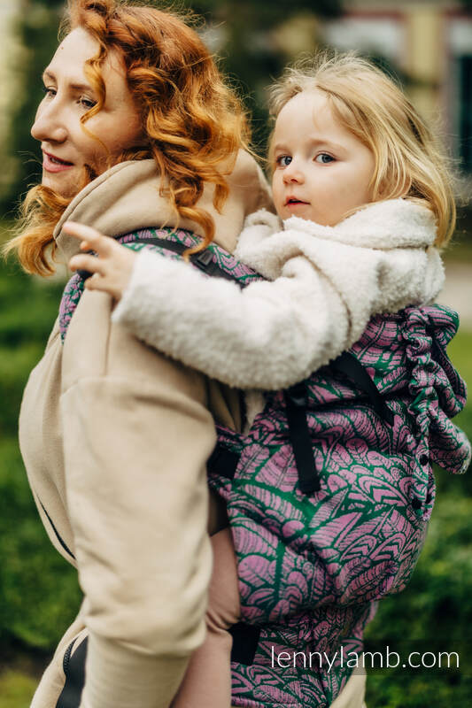 LennyPreschool bæresele fra lennylamb,  100% bomull - WILD SOUL - SASSY