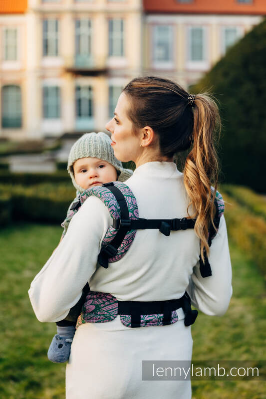 LennyUpGrade bæresele,   100% bomull - WILD SOUL - SASSY