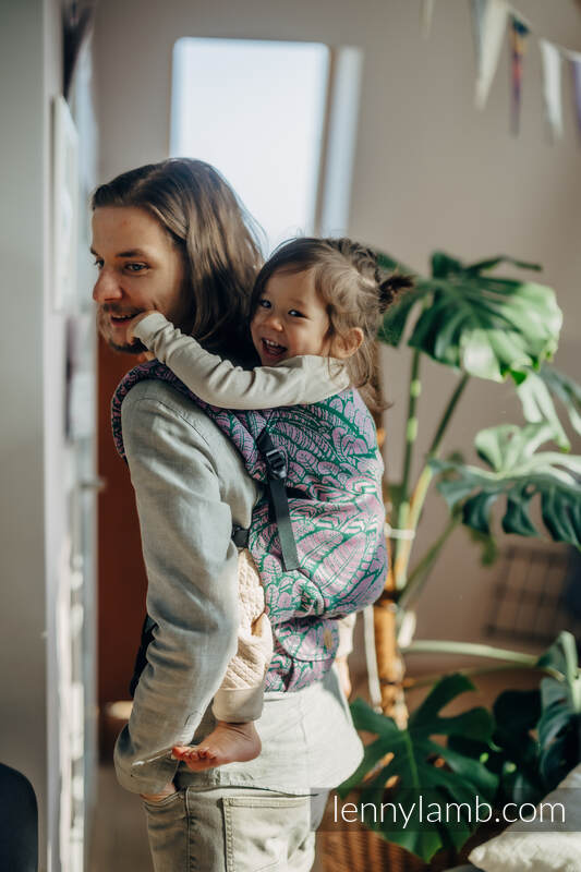 LennyLight bæresele, 100% bomull - WILD SOUL - SASSY