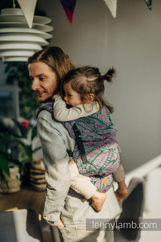 LennyLight bæresele, 100% bomull - WILD SOUL - SASSY