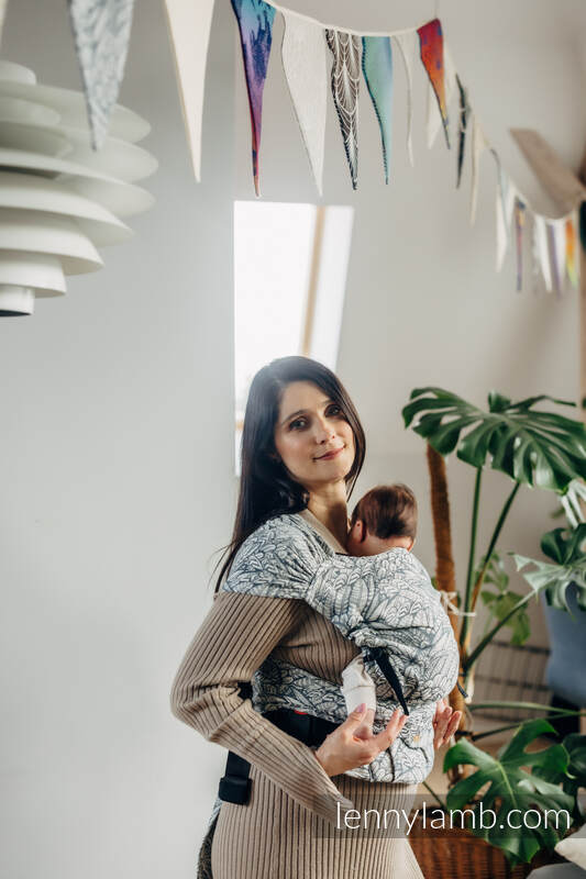 LennyHybrid Half Buckle bæresele, 100% bomull - WILD SOUL - NIKE