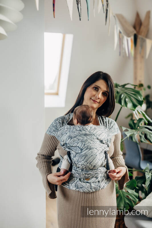 LennyHybrid Half Buckle bæresele, 100% bomull - WILD SOUL - NIKE