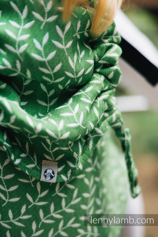 Lennylamb LennyPreschool bæresele, Preschool Størrelse (54% bomull, 46% TENCEL™) - ENCHANTED NOOK - EVERGREEN