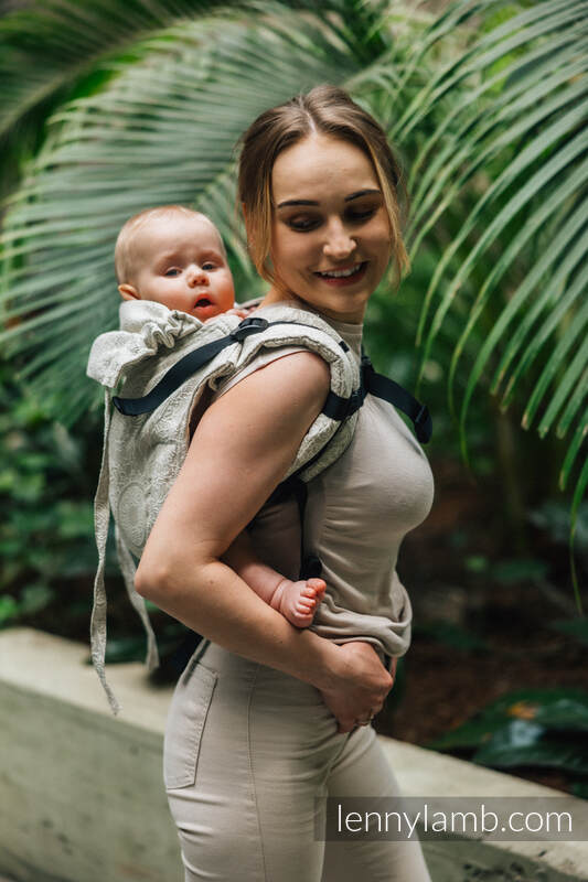 Lenny Buckle Onbuhimo bæresele fra lennylamb (55% bomull, 45% lin) - WILD WINE - PATH