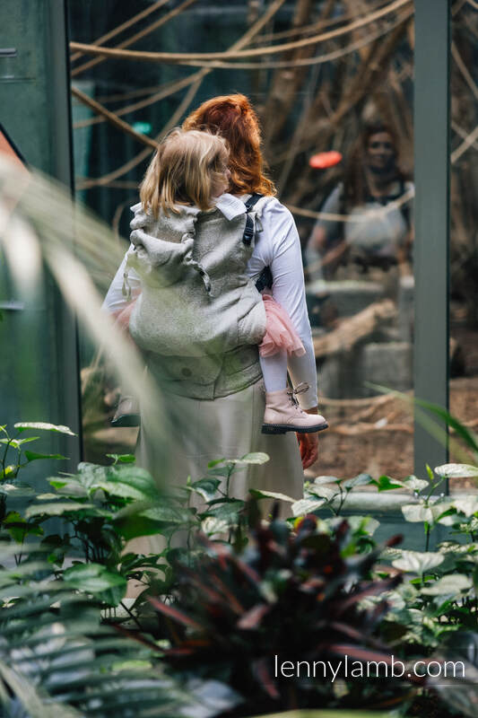 LennyPreschool bæresele fra lennylamb, Preschool bæresele, 55% bomull, 45% lin - WILD WINE - PATH