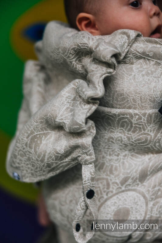 LennyUpGrade bæresele fra lennylamb, 55% bomull, 45% lin - WILD WINE - PATH