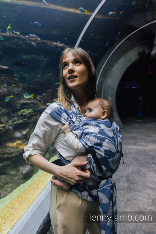LennyHybrid Half Buckle bæresele fra Lennylamb (100% bamboo viscose) - VIRIDIFLORA - ROYAL BABY