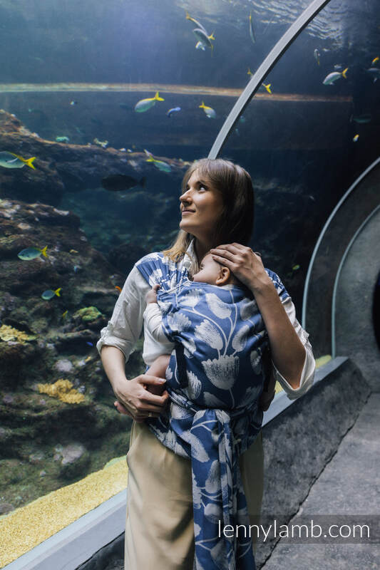 LennyHybrid Half Buckle bæresele fra Lennylamb (100% bamboo viscose) - VIRIDIFLORA - ROYAL BABY