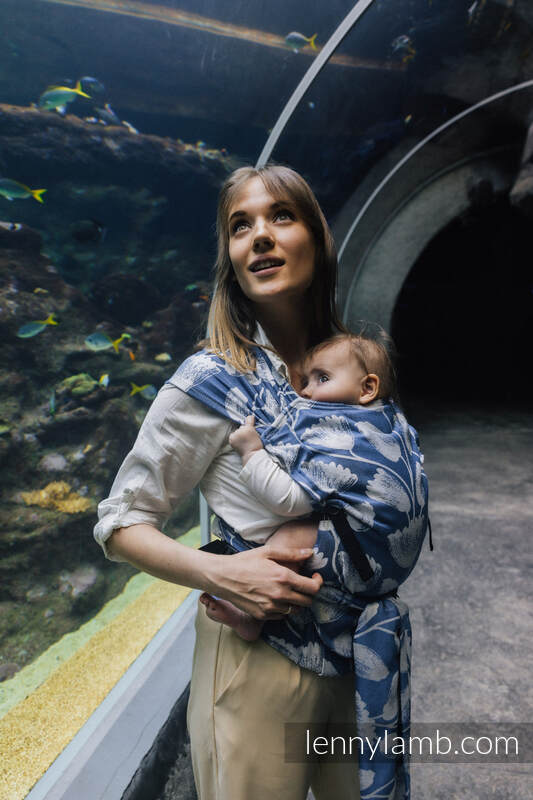LennyHybrid Half Buckle bæresele fra Lennylamb (100% bamboo viscose) - VIRIDIFLORA - ROYAL BABY