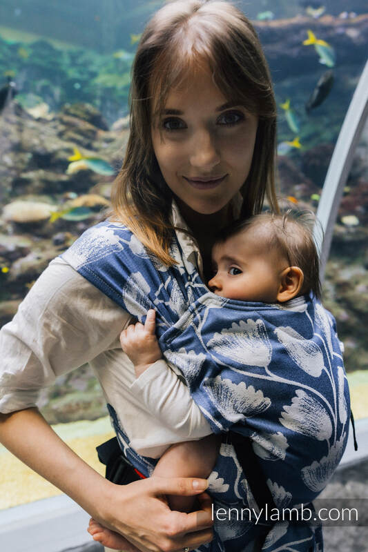 LennyHybrid Half Buckle bæresele fra Lennylamb (100% bamboo viscose) - VIRIDIFLORA - ROYAL BABY