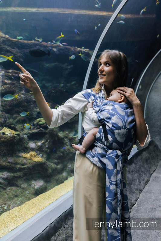 LennyHybrid Half Buckle bæresele fra Lennylamb (100% bamboo viscose) - VIRIDIFLORA - ROYAL BABY