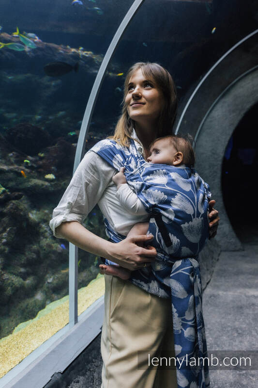 LennyHybrid Half Buckle bæresele fra Lennylamb (100% bamboo viscose) - VIRIDIFLORA - ROYAL BABY