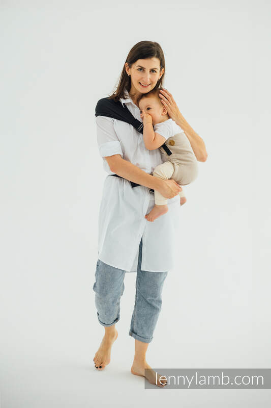 LennyHip Bæresele fra lennylamb, 100% bomull- PEANUT BUTTER