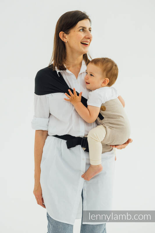 LennyHip Bæresele fra lennylamb, 100% bomull- PEANUT BUTTER