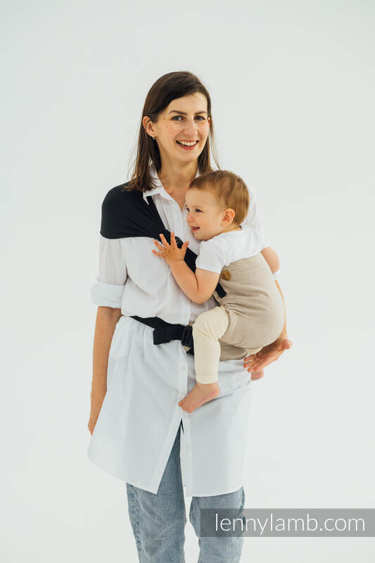 LennyHip Bæresele fra lennylamb, 100% bomull- PEANUT BUTTER