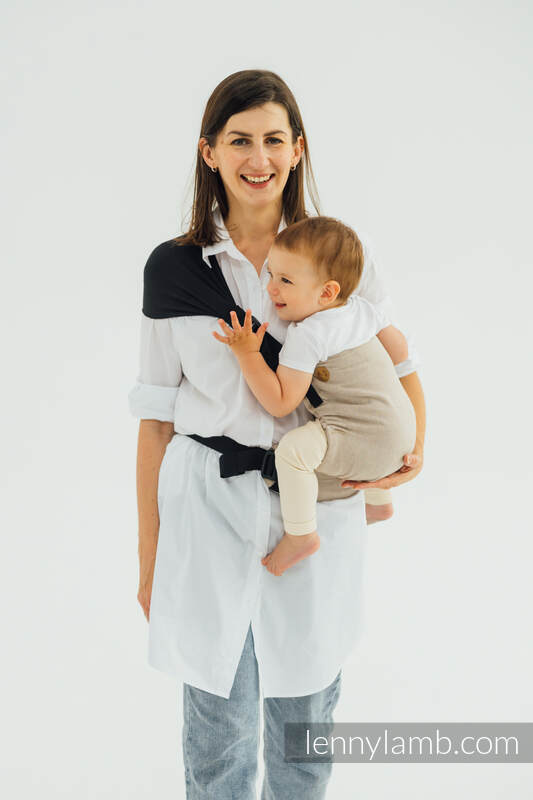 LennyHip Bæresele fra lennylamb, 100% bomull- PEANUT BUTTER