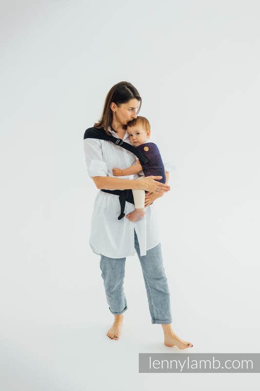 LennyHip bæresele fra lennylamb,  100% bomull- WILD WINE - BOUQUET