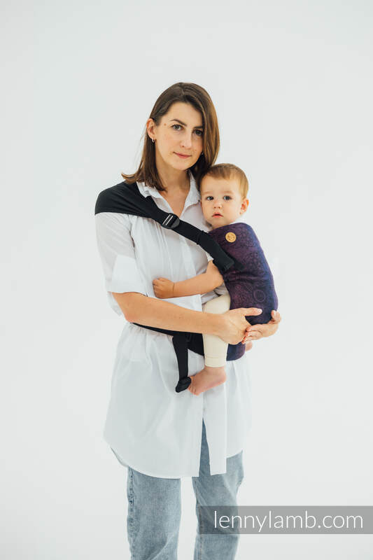 LennyHip bæresele fra lennylamb,  100% bomull- WILD WINE - BOUQUET