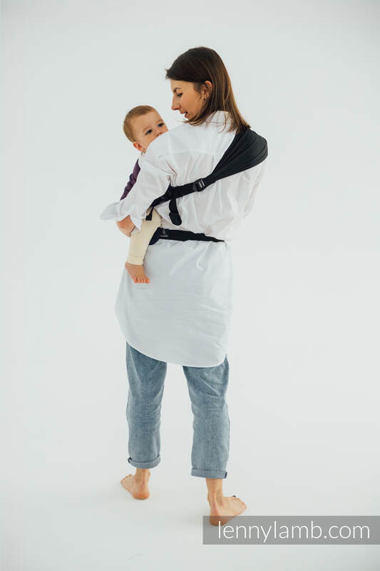 LennyHip bæresele fra lennylamb,  100% bomull- WILD WINE - BOUQUET