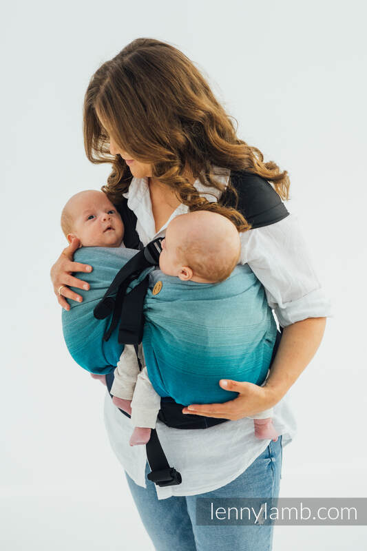 LennyTwin bæresele fra lennylamb,  100% bomull- AIRGLOW