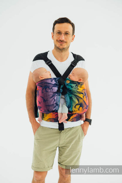 LennyTwin bæresele fra lennylamb, 100% bomull- JURASSIC PARK - NEW ERA