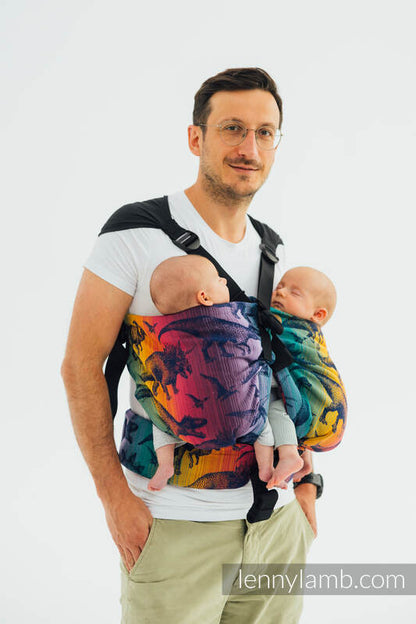 LennyTwin bæresele fra lennylamb, 100% bomull- JURASSIC PARK - NEW ERA