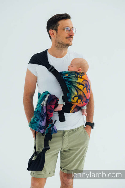 LennyTwin bæresele fra lennylamb, 100% bomull- JURASSIC PARK - NEW ERA