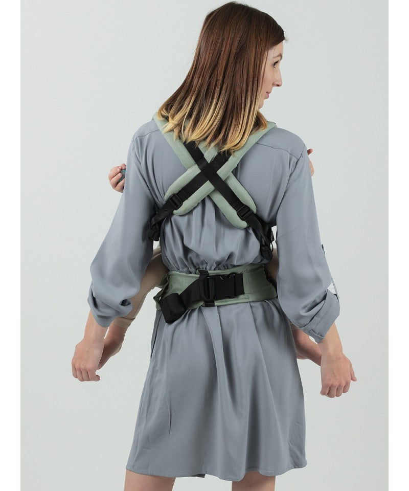 ISARA The ONE - Sage Green Linen Bæresele