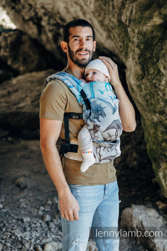 LennyLight bæresele, Standard størrelse, 100% bomull - JURASSIC PARK - FOSSIL