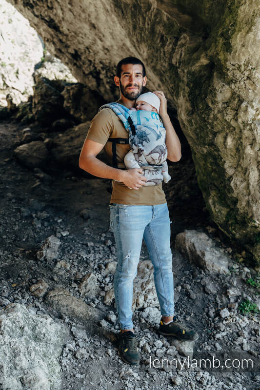 LennyLight bæresele, Standard størrelse, 100% bomull - JURASSIC PARK - FOSSIL