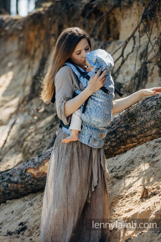 LennyUpGrade bæresele, 100% lin - LOTUS - BLUE