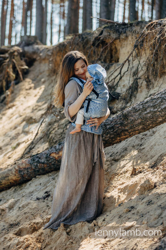 LennyUpGrade bæresele, 100% lin - LOTUS - BLUE