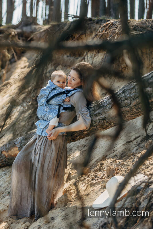 LennyUpGrade bæresele, 100% lin - LOTUS - BLUE