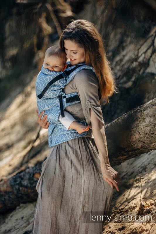 LennyUpGrade bæresele, 100% lin - LOTUS - BLUE