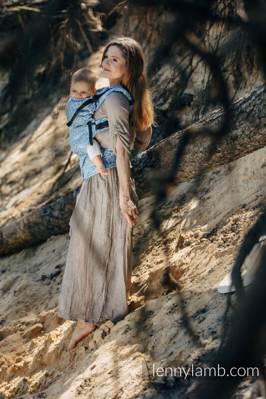 LennyUpGrade bæresele, 100% lin - LOTUS - BLUE