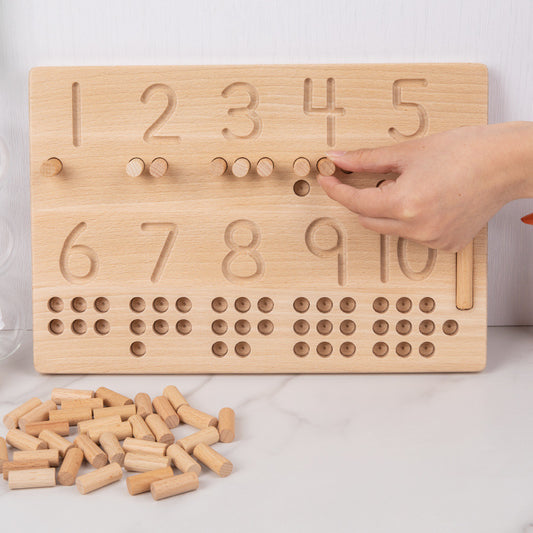 Montessori number game toy - learning toy for children
