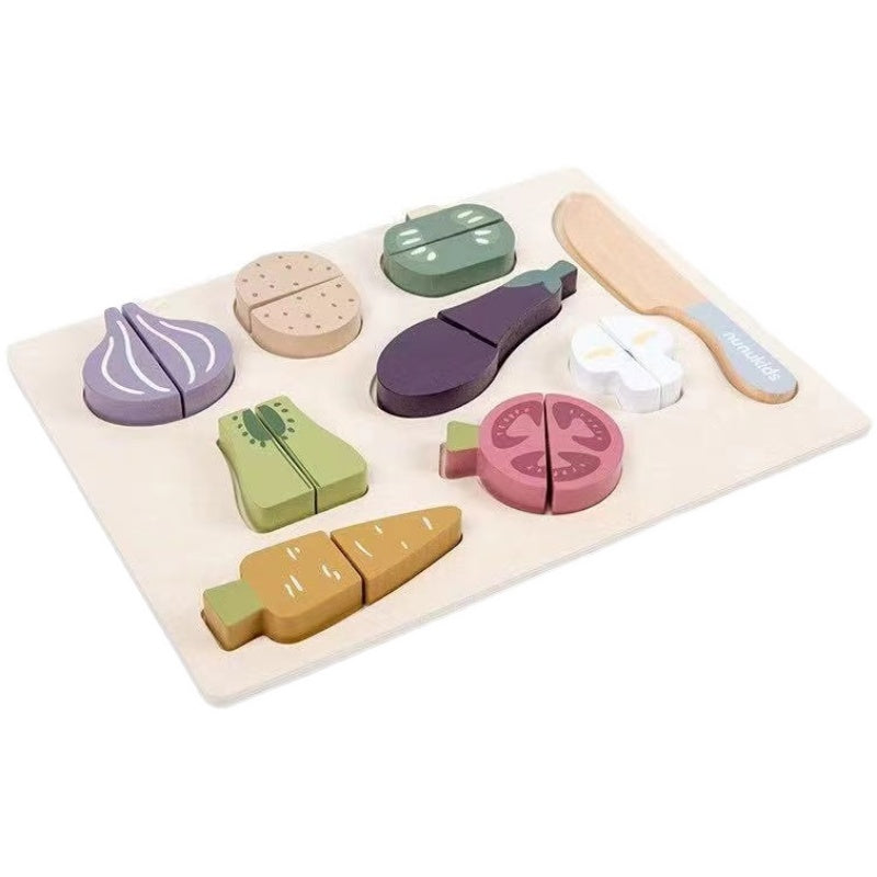 Puslebrett med grønnsaker