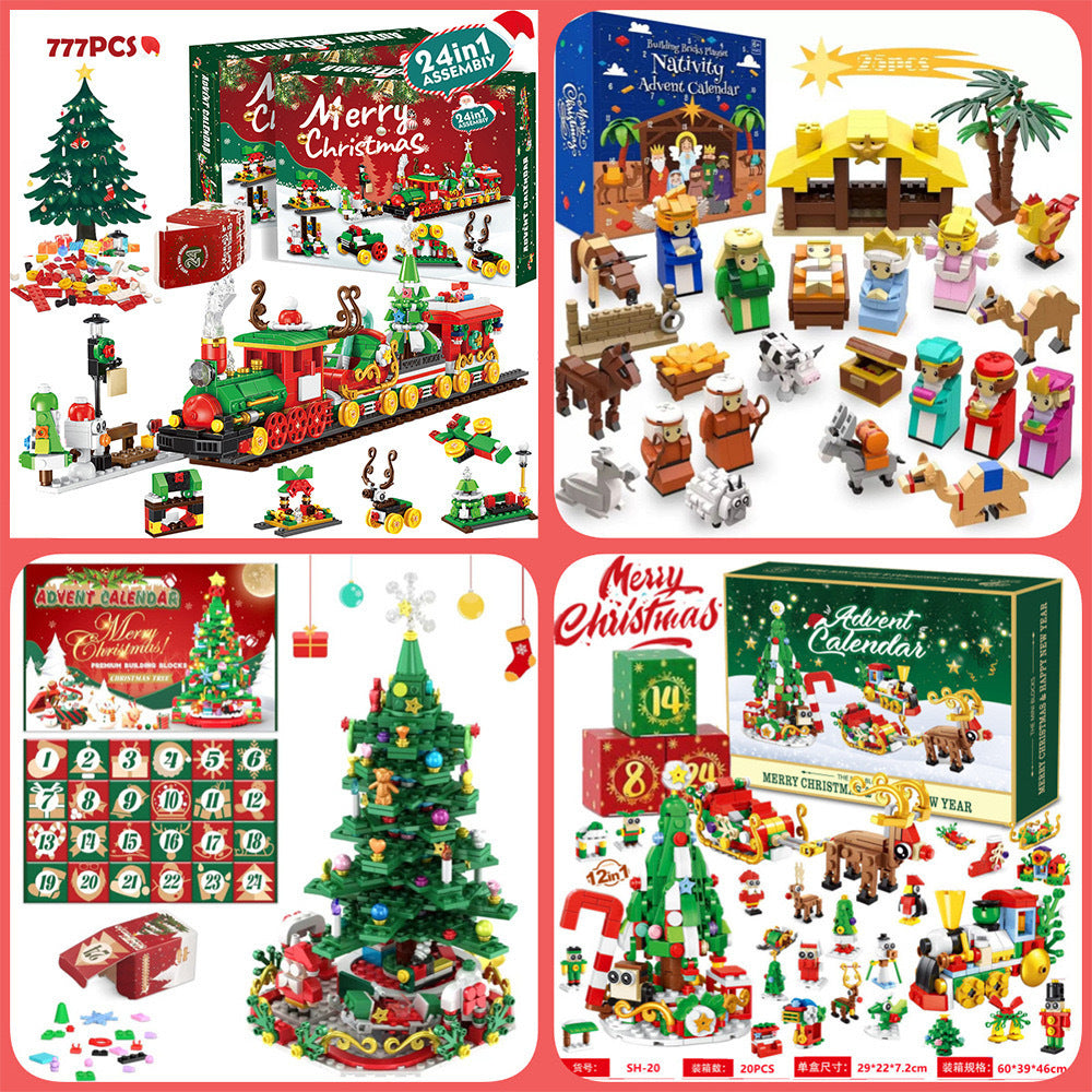 Juletre-byggesett – Blindboks | Julegaver for barn