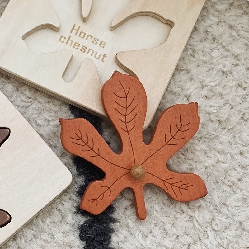 Montessori blad pussel