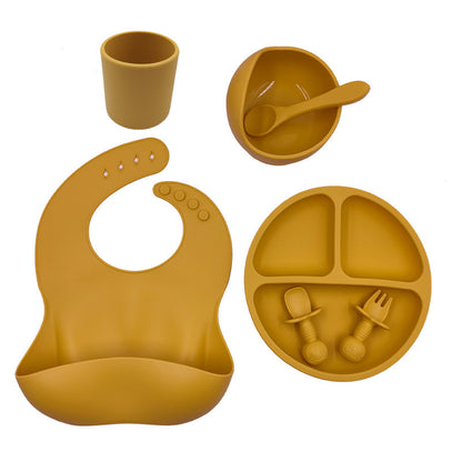 Baby dining set / with bowl, bib, cup and more
