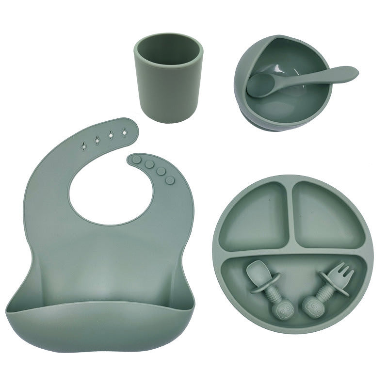 Baby dining set / with bowl, bib, cup and more