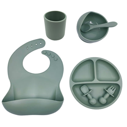 Baby dining set / with bowl, bib, cup and more