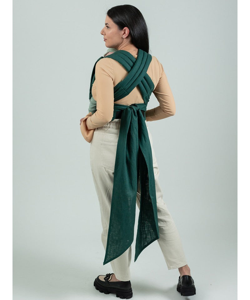 ISARA Quick Half Buckle Bæresele Evergreen Linen