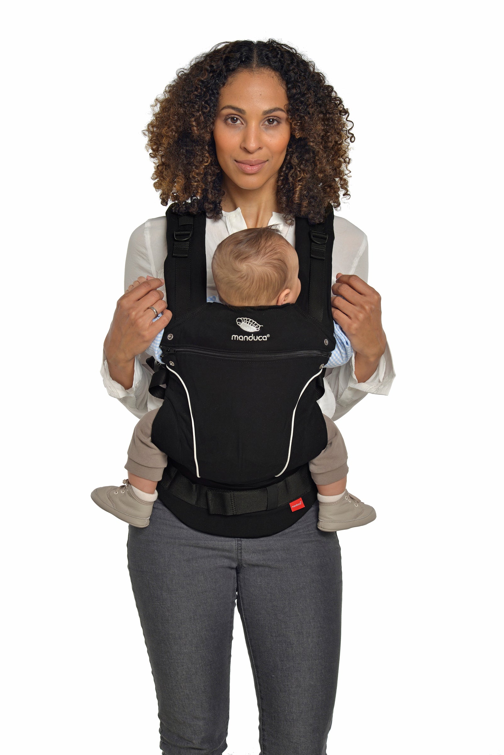 Manduca First Bæresele - PureCotton Night Black