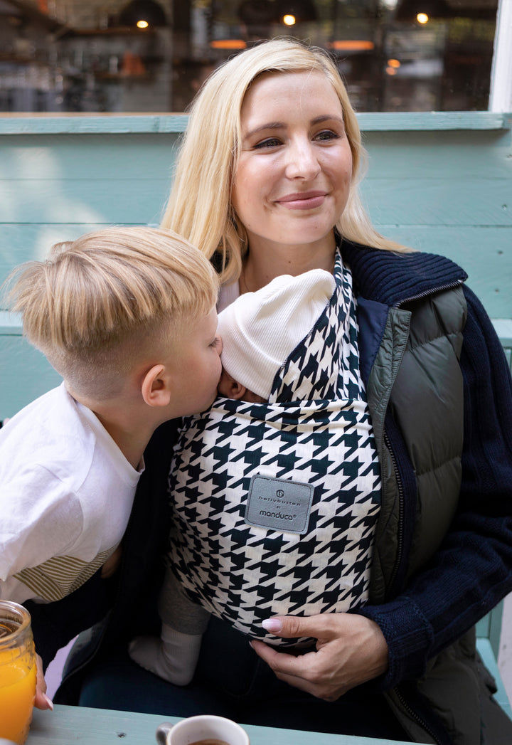 Manduca Bæresjal - Bellybutton Pepita Navy